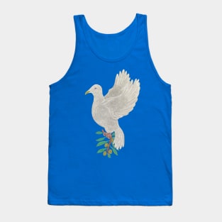 Dove With Olive branch Tank Top